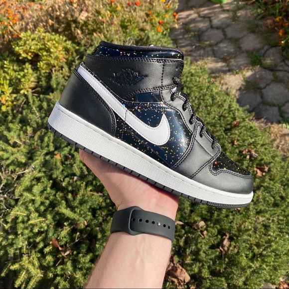 Jordan | Shoes | Nike Air Jordan Retro Mid Se Glitter New | Poshmark
